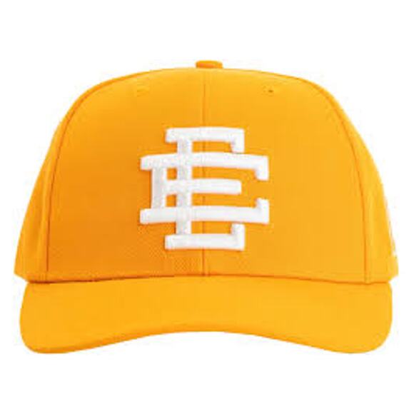 Eric-Emanuel-EE-Basic-Hat-  Eric Emanuel EE Basic Hat Yellow/White